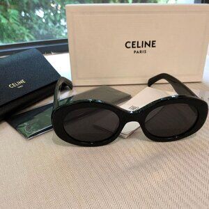 Celine CL40194 Triomphe Oval Women's Sunglasses Travel Authentic + Original Box